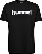 hummel Go Cotton Logo T-Shirt S/S Sportshirt Kids - Maat 176