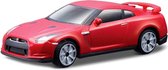 Bburago Nissan GT-R 2016 rood schaalmodel 1:43