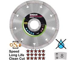 Diamantdoorslijpschijf voor tegels SHOXX KVX 350 x asgat 30/25,4mm x 2mm SHOXX KVX SAMEDIA