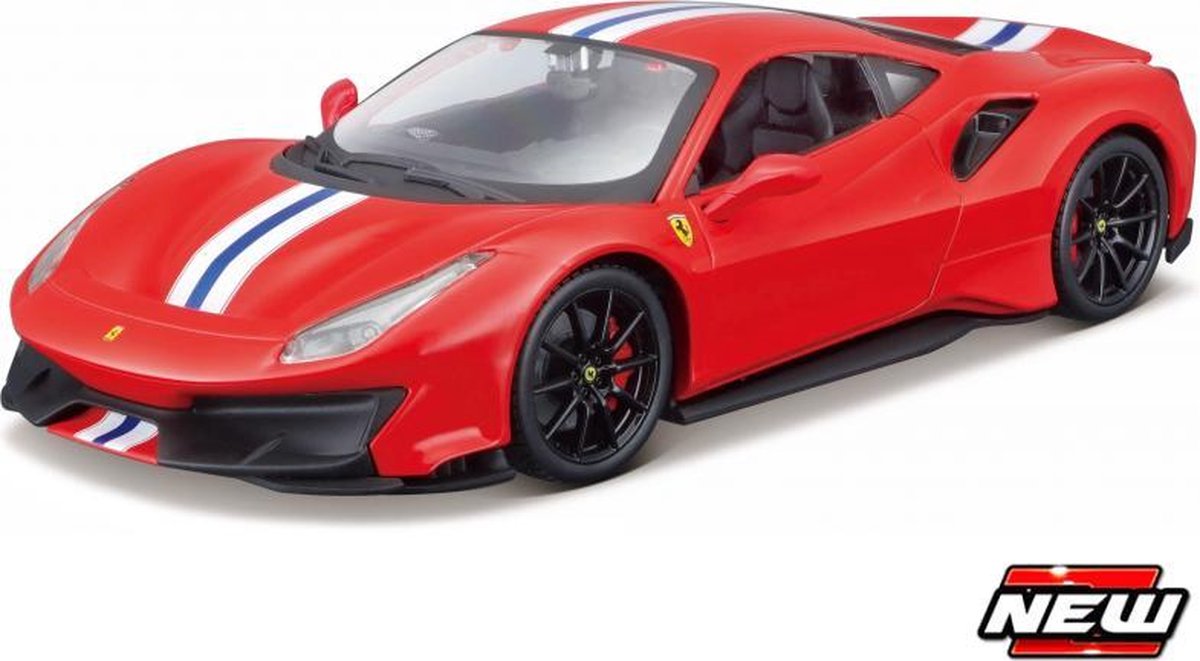 MAISTO Ferrari 488 PISTA 'KIT' schaal 1:24