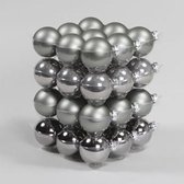 36 glasballen/cap titan grey 57 mm | Kerst | Kerstballen