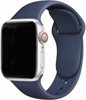 Siliconen polsband Geschikt voor Apple Watch Series 1, 2, 3, 4, 5 | 38/40 MM | Armband voor iWatch | Oceaan Blauw | Maat: M/L