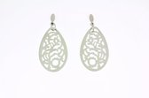 Edelstaal oorhangers met mooie afwerking VIOLETTA