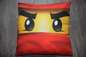 Sierkussen Lego Ninjago - rood - 50 x 50 cm