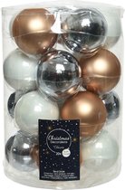 kerstbal glas mix ML d6cm 20st