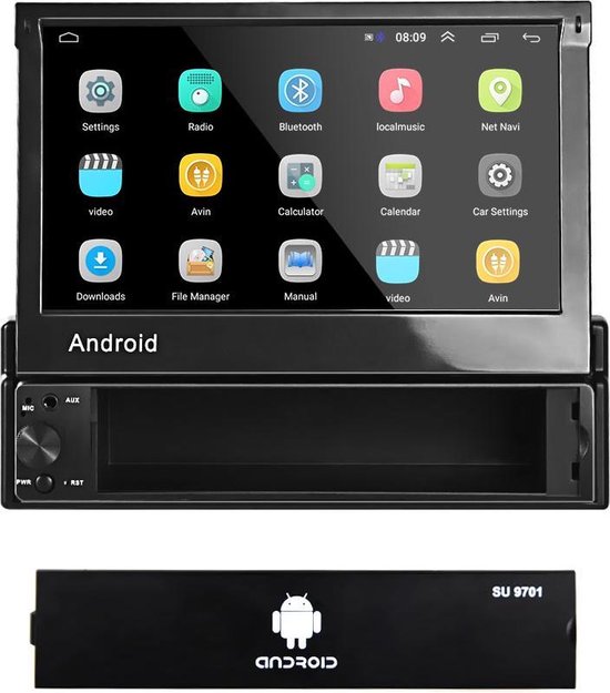 FIAT Panda (169) Navigation Android 8.1 - Autoradio tactile 7 