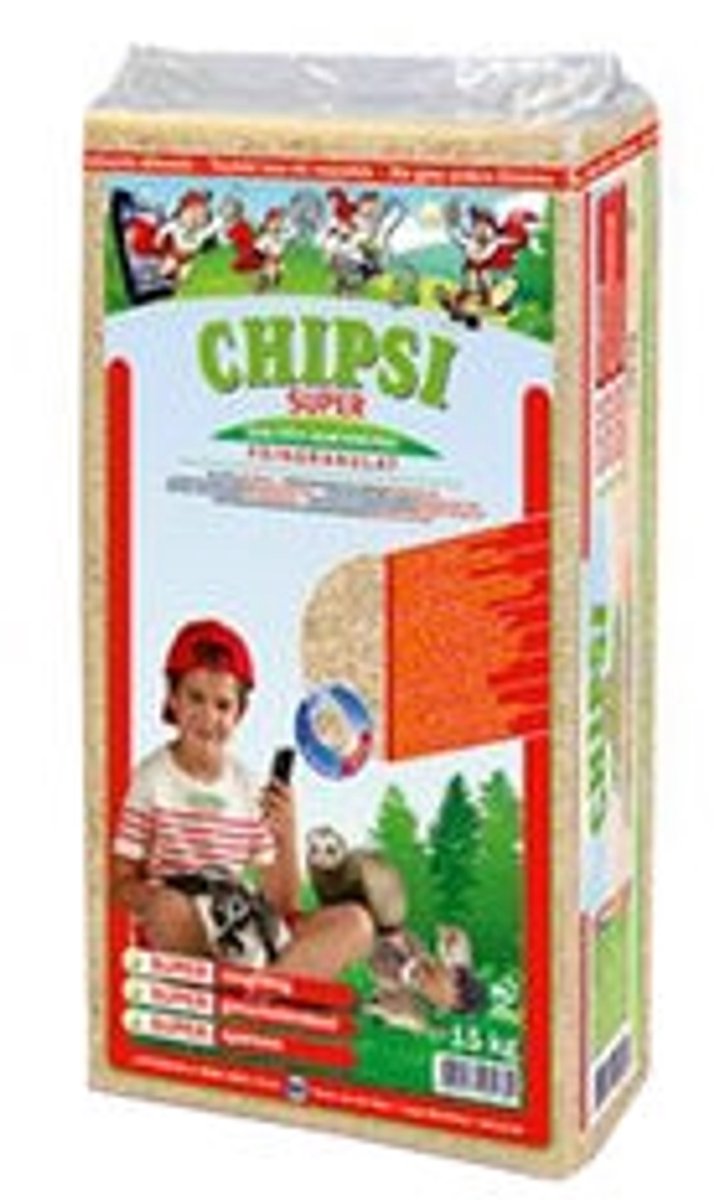 Chipsi Houtvezel Super Granulaat 15 kg voor knaagdieren