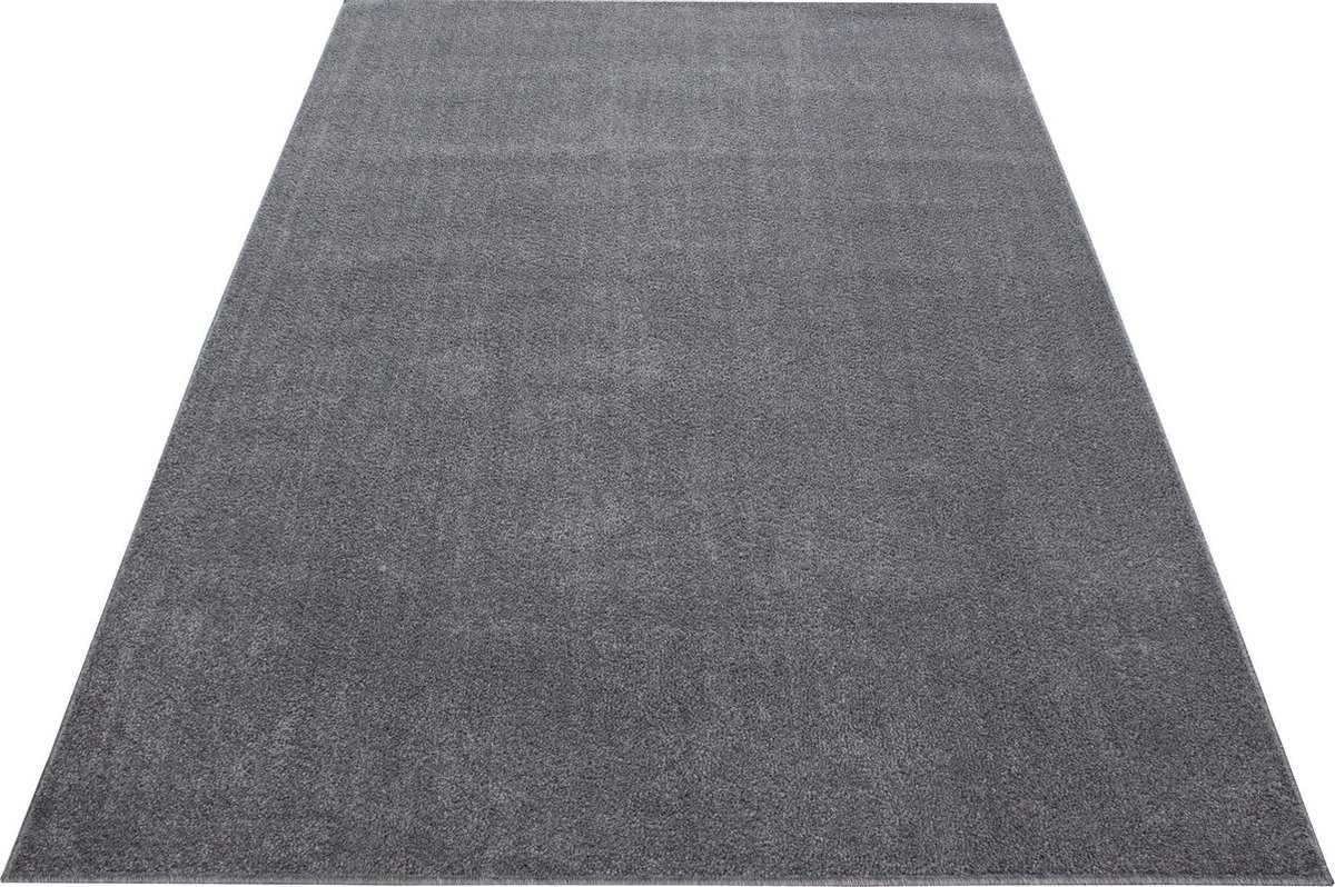 Laagpolig vloerkleed Ata - lichtgrijs - 160x230 cm