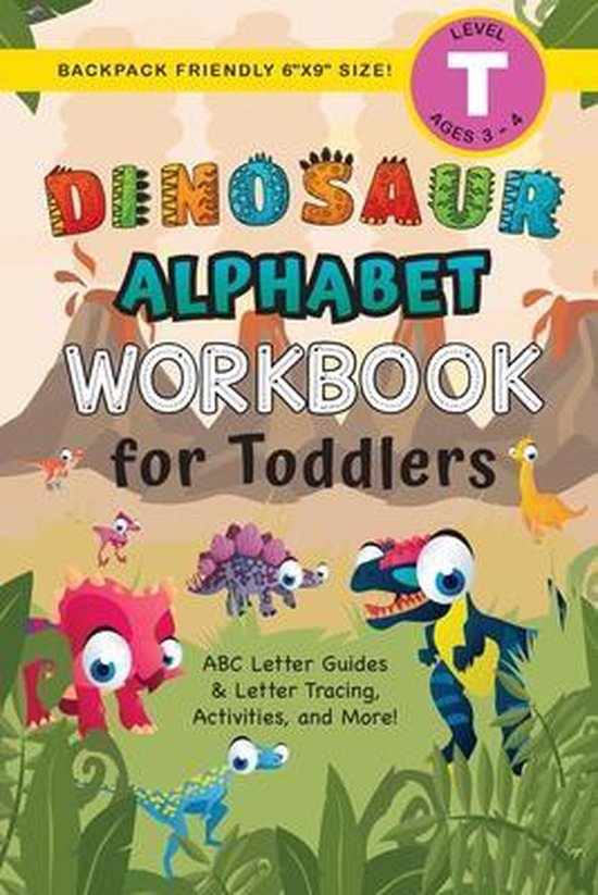 Dinosaur Alphabet Workbook for Toddlers - cover