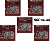 Kerstbalhaakjes - Kerstboomhaakjes - 500 stuks - Decoratiehaakjes - Kerstversiering Ophangen