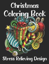 Christmas Coloring Book Stress Relieving Design