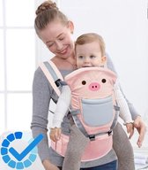 Hoge kwaliteit Baby Draagzak Flip 4-in-1 Converteerbare babydrager(Roze)