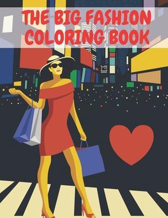 The Big Fashion Coloring Book - cover