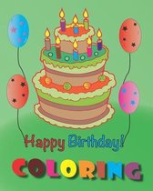 Happy Birthday Coloring