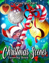 Christmas Scenes Coloring Book