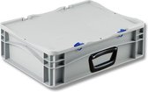 Kunststof koffer basicline stapelbaar 400 x 300 x 135 mm