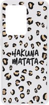 Design Backcover Samsung Galaxy S20 Ultra hoesje - Hakuna Matata