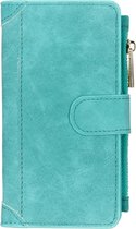 Luxe Portemonnee iPhone 11 Pro hoesje - Turquoise