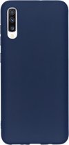 Color Backcover Samsung Galaxy A70 hoesje - Donkerblauw