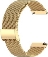 Luxe Milanese Loop Armband Geschikt Voor Garmin Venu Horloge Bandje - Metalen Milanees Watchband Polsband - Stainless Steel Mesh Watch Band - Horlogeband - Veilige Vergrendelbare S