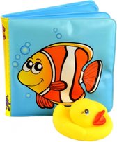 Johntoy Happy World Piepboekje met Eend - Baby Water badspeelgoed - Peuter Kleuter Speelgoed