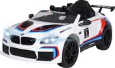 Voiture électrique pour enfants BMW M6 GT3 avec siège en cuir et pneus en caoutchouc et avec télécommande avec ventilation