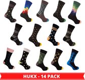 HUKX Naadloze sokken Multipack "Jupiter" 14 paar Herensokken maat 41-46