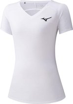 Mizuno Sportshirt - Maat XL  - Vrouwen - wit/zwart