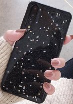 Huawei P20 Pro hoesje - Zwart - Glitters - Soft TPU