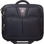 Tassia Laptoptas - Reistas - Reiskoffer met Wielen - Werktas - Trolley - Zwart (LT079)