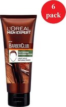 Loreal Men Expert - Barberclub Texturising Grooming Cream - 6 x 100ml - Voordeelverpakking