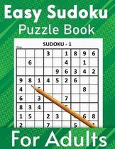 Easy Sudoku Puzzle Book For Adults