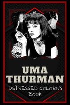 Uma Thurman Distressed Coloring Book