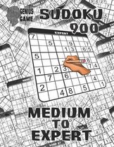 Genius Game - Sudoku 900 Medium To Expert