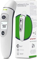 Bol.com FC - IR100 Digitale Contactloze Voorhoofd Infraroodthermometer Voor Volwassenen - Kinderen - Baby Thermometer met Koorts... aanbieding