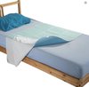 Coussin de lit lavable TZ avec bandes repliées - Coussin de lit d'incontinence - Protège-matelas