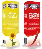 Combi pakket bestaande uit Capsinol Originele formule in combinatie met Capsinol Hooikoorts