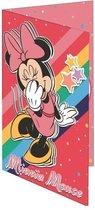 Disney Kaart Met Envelop Minnie Mouse 3d Junior 20,5 Cm Roze