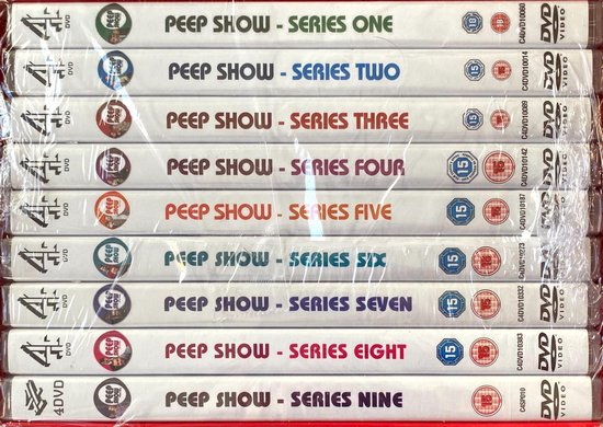 Peep Show Series 1-9 DVD - Complete comedy box set met David 