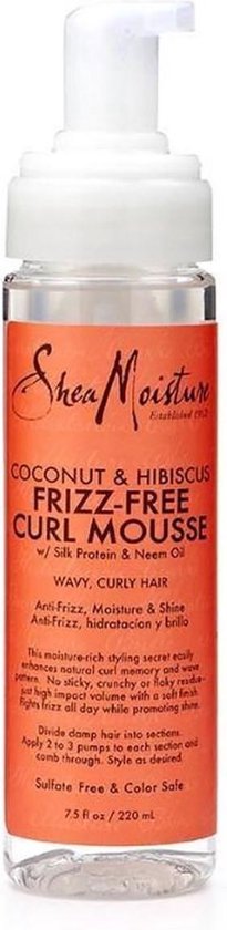 Shea Moisture Coconut & Hibiscus Frizz Free Curl Mousse