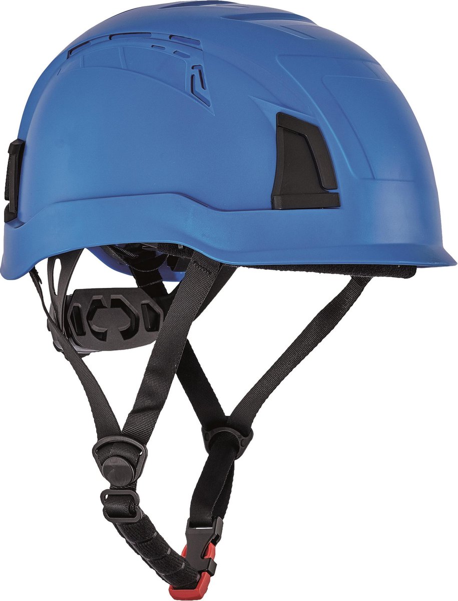 Alpinworker veiligheidshelm niet ventilerend blauw