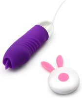 Vibration Egg Bunny Remote Met Tong - Vibrator ei met afstandbediening - Stimulerend voor vrouwen - 12 trilstanden - Stimulerend voor clitoris - G-spot - Koppels - Sex speeltjes - Sex toys - 