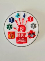 Patch PVC 3D `` STOP AGGRESSION AND VIOLENCE '' services d'urgence