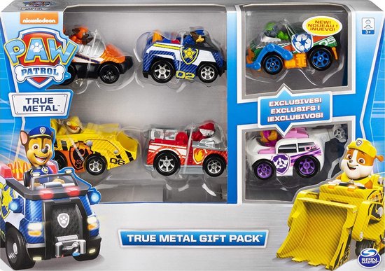 PAW Patrol - PAW Patrol Speelgoed - Metalen Speelgoed Auto's - Auto  Speelgoed Jongens | bol.com