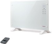 Tesy Vloer convector met gehard glas en afstandsbediening 1000/2000 Watt