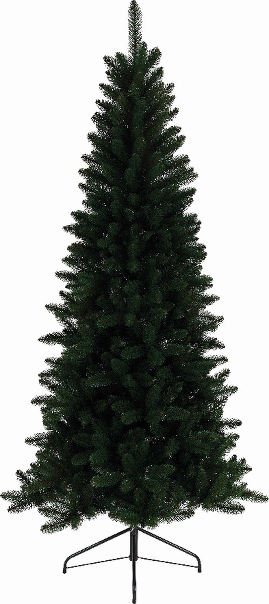 Everlands Lodge Slim Pine kunstkerstboom 120cm - smalle kerstboom - zonder verlichting GROEN