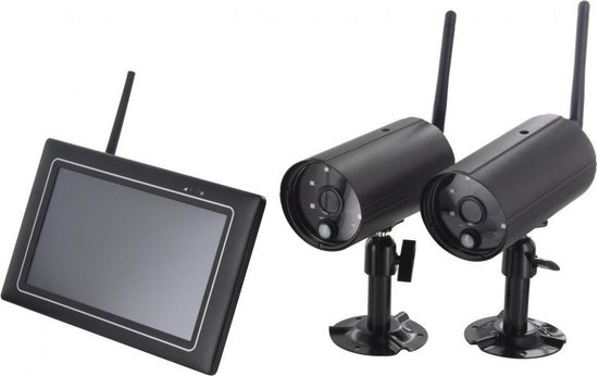 Chacon Kit met 2 draadloze IP-camera's met touchscreen | bol.com