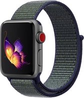 Nylon sport loop band - grijs - Geschikt voor Apple Watch