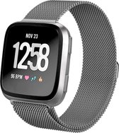 Versa milanese band - space gray - Geschikt voor Fitbit