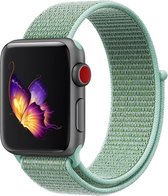 Nylon sport loop band - groen - Geschikt voor Apple Watch